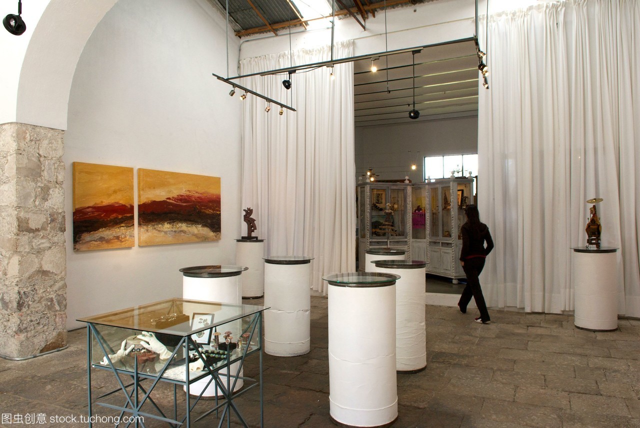 位于fabricalaaurora藝術和設計中心的一個畫廊