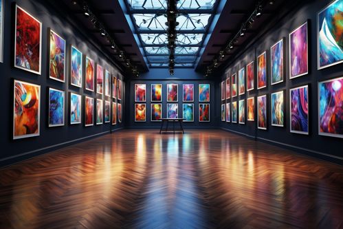 美術館藝術館畫廊藝術展廳博物館展廳攝影圖 攝影