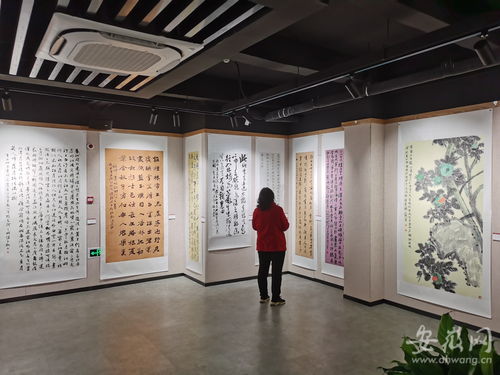 以文促農振興鄉村 安徽畫廊展出太和縣李興鎮書畫暨文旅產品