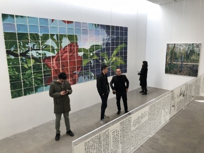 指紋畫廊開幕鮑棟《美術(shù)》系列策展項目第一回