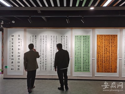 以文促農(nóng)振興鄉(xiāng)村 安徽畫(huà)廊展出太和縣李興鎮(zhèn)書(shū)畫(huà)暨文旅產(chǎn)品
